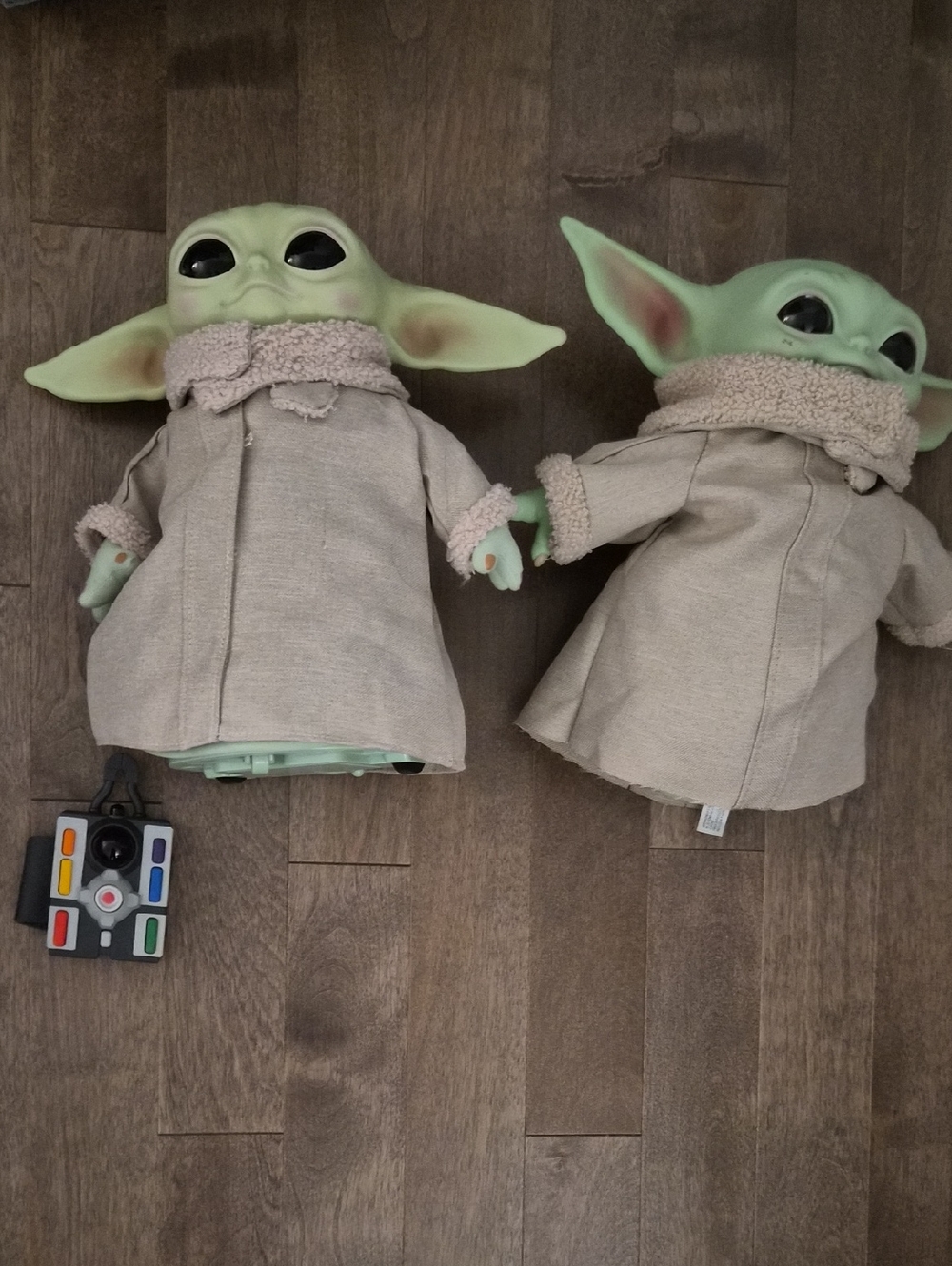 Grogu 12' Soft With Remote + regular Grogu Plush Toy